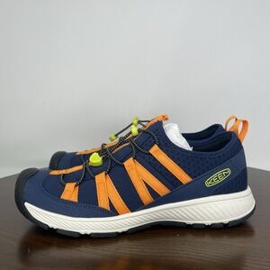 Keen Motozoa Shoes Youth Girls 6 Blue Orange Outdoor Hiking Trail Sneakers